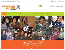 Tablet Screenshot of communityprojectsworldwide.com.au